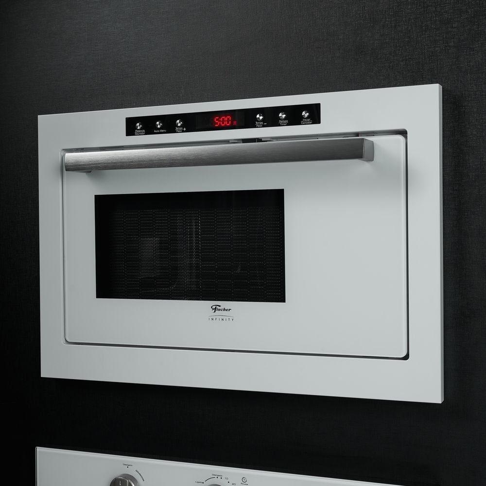 Micro-ondas de Embutir Fischer Infinity 25L com Dourador Branco 127V - 2