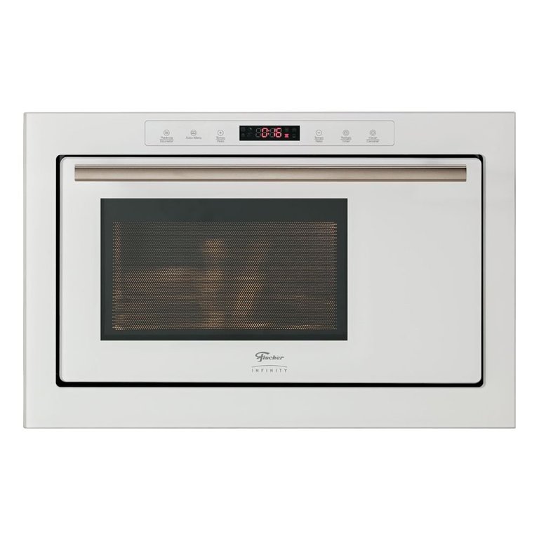 Micro-ondas de Embutir Fischer Infinity 25L com Dourador Branco 127V