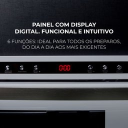 Micro-ondas de Embutir Fischer Infinity 25L com Dourador Branco 127V - 5