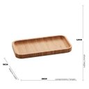 Ver imagem 5 de Bandeja de Bambu Natural Hire Lyor 20x10cm