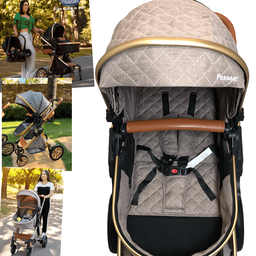 Carrinho de Bebe Moises Passear Baby Ares Plus 3 em 1 Marrom - 4