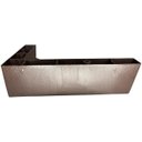 Ver imagem 1 de Kit 20 Pé Cantoneira Canto Sofá Poltrona Tabaco + Parafuso