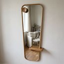 Ver imagem 1 de Espelho Ouro Preto com Cabideiro e Console
