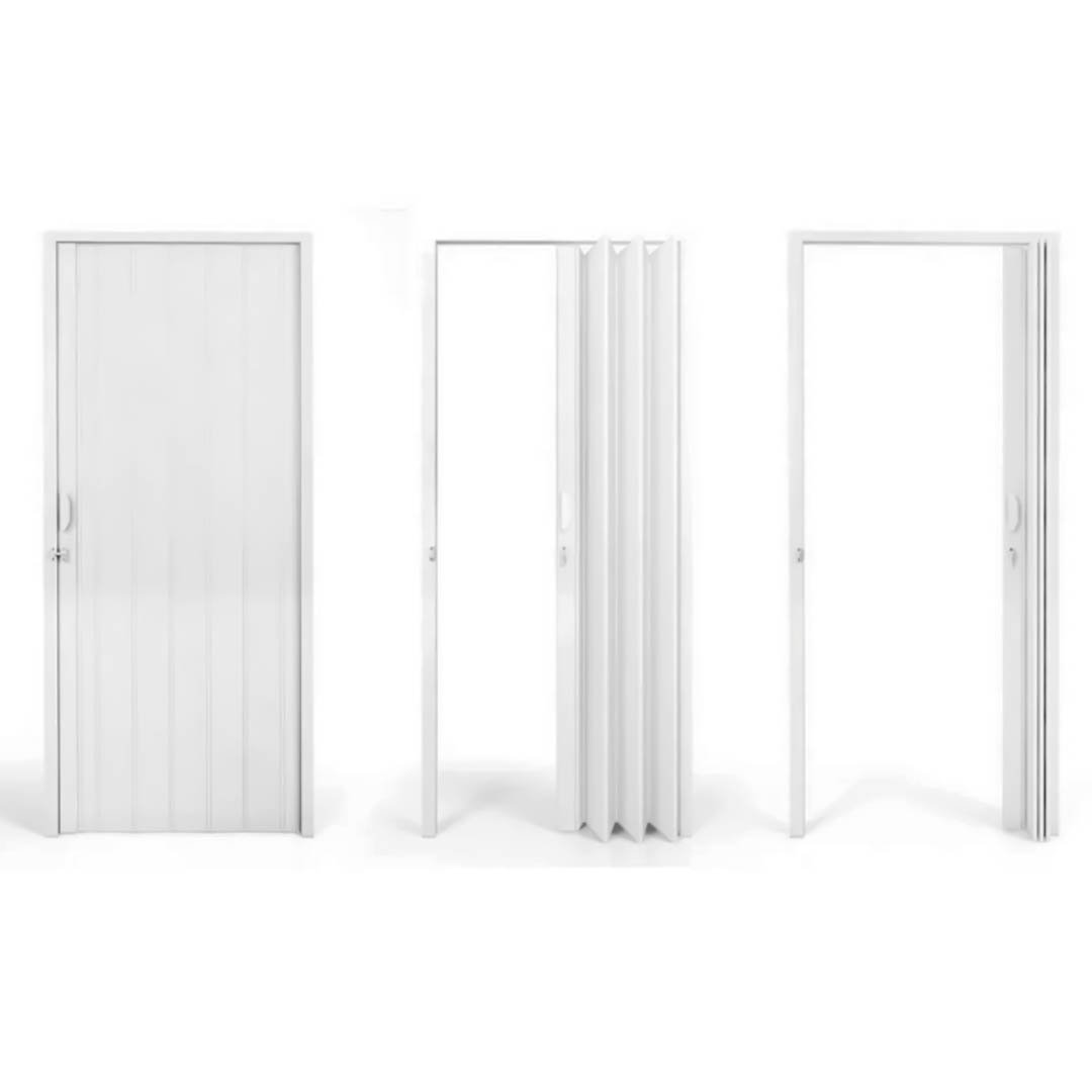 Porta Sanfonada PVC para Banheiro com Batente 210 x 80 Permatex - 3
