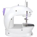 Ver imagem 4 de Mini Máquina de Costura Ajustável de 2 Velocidades com Fio Duplo Portátil Máquina de Costura