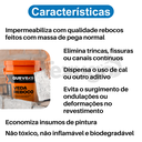 Ver imagem 2 de Impermeabilizante Plastificante Argamassa Veda Reboco 18 Litros Queveks