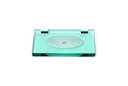 Ver imagem 1 de Saboneteira em Vidro Verde Lapidado - Aquabox - 14cmx9cmx8mm.