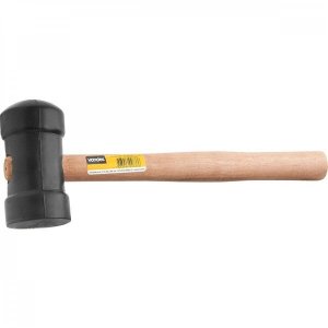 Martelo de borracha 80 mm preto Vonder