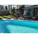 Ver imagem 7 de Kit 2 Espreguiçadeira Allegra com Rodinhas + Mesinha de Apoio em Madeira Nogueira