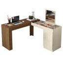 Ver imagem 1 de Escrivaninha Penteadeira de Canto Star Freijo Off White Mobler Freijo Off White