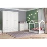 Berço / Mini Cama Infantil Montessoriano 2 em 1 Branco - Henn - 5