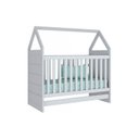 Ver imagem 1 de Berço / Mini Cama Infantil Montessoriano 2 em 1 Branco - Henn