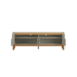 Rack Flip 1.8 para Sala de Estar - 3 Cores:off White/cinamomo - 3