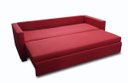 Ver imagem 5 de Sofá Que Se Transforma em Cama Horizontal em Tecido Vermelho