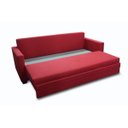 Ver imagem 4 de Sofá Que Se Transforma em Cama Horizontal em Tecido Vermelho