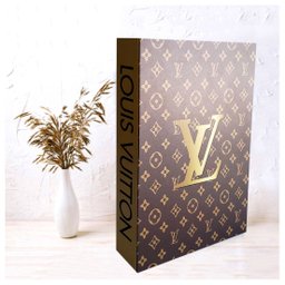 Kit 3 Caixas Livro Decorativo Chanel Dior Louis - 6