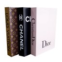 Ver imagem 1 de Kit 3 Caixas Livro Decorativo Chanel Dior Louis