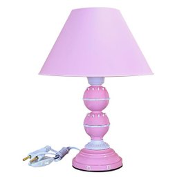 Abajur Infantil Perry Luminária para Quarto de Bebe - Cor Rosa - 1