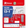Escada de Alumínio Articulada Multifuncional 4x3 Reisam 3,4 Metros - 7