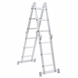 Escada de Alumínio Articulada Multifuncional 4x3 Reisam 3,4 Metros - 4