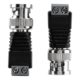 Kit 10 Peças Conector Com Borne Bcn Macho Intelbras Conex 1000 - 3 Kit 10 Peças Conector Com Borne Bcn Macho Intelbras Conex 1000 - 3