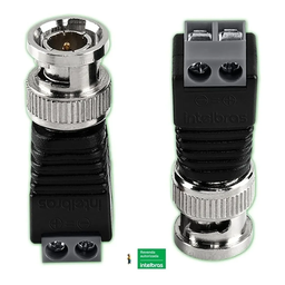 Kit 10 Peças Conector Com Borne Bcn Macho Intelbras Conex 1000 - 4 Kit 10 Peças Conector Com Borne Bcn Macho Intelbras Conex 1000 - 4