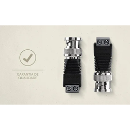 Kit 10 Peças Conector Com Borne Bcn Macho Intelbras Conex 1000 - 5 Kit 10 Peças Conector Com Borne Bcn Macho Intelbras Conex 1000 - 5