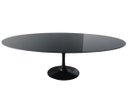 Ver imagem 1 de Mesa de Jantar Tulipa Saarinen Oval 140x90cm Laqueada + Vidro - Preto