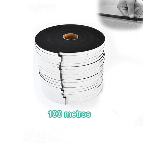 Fita Delimitadora Autoadesiva - 100m - Porcelanato Liquido / Autonivelante Argamassa Dupol