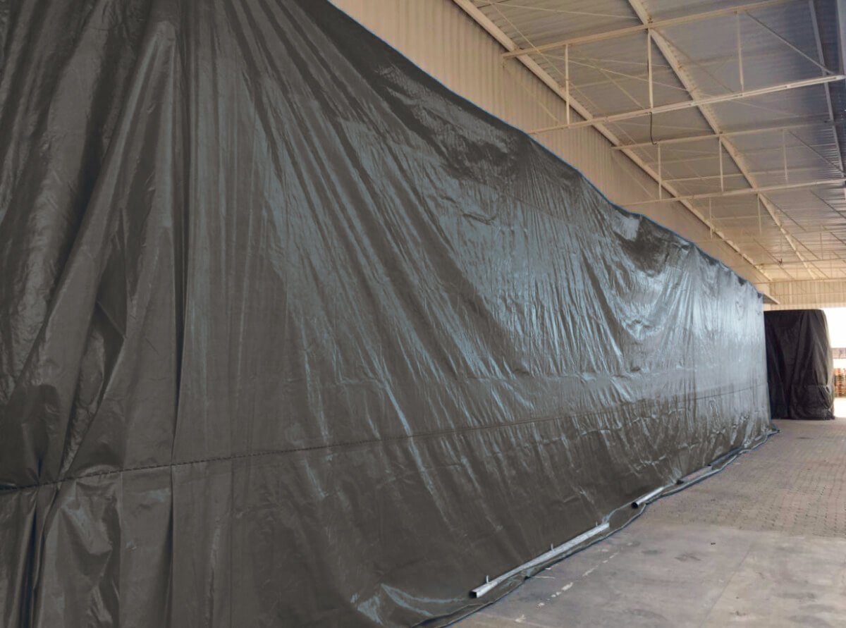 Lona Multiuso Preta SL300 Telhado Camping Cobertura 11,5x4m - 4
