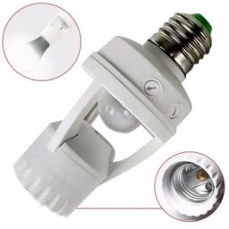 Sensor Presença com Fotocélula para Lâmpada Soquete E27 - 4
