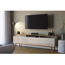 Ver imagem 1 de Rack para TV até 75 polegadas 218 cm 3 gavetas Classic+ Pés em Madeira Maciça