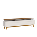 Ver imagem 2 de Rack para TV até 75 polegadas 218 cm 3 gavetas Classic+ Pés em Madeira Maciça