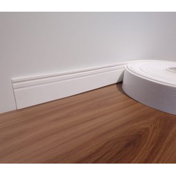 Rodapé Roda Meio Autocolante Flexível 12 Metros 10cm X 0,8cm 10c2F - 3
