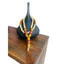 Ver imagem 1 de Decoração Colar de Mesa Grande Vermelho - Colar de Mesa