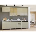 Ver imagem 1 de Cozinha Modulada Compacta 5 Peças com Tampo Linea Luciane Móveis