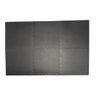 TATAME EVA 1,50X1 MT ESP 20MM PRETO - 4 PLACAS 50X50 CM:preto - 5