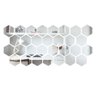 Kit 30 Un. Espelho Flexível Decorativo 17x19,6cm Hexágono - 1