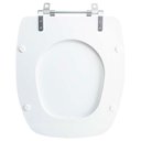 Ver imagem 3 de Assento Sanitário Tampa de Vaso Branco Resina Poliester Viseu para Bacia Luzarte