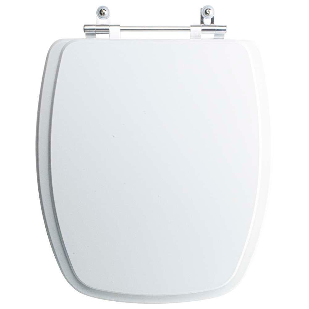 Assento Sanitário Tampa de Vaso Branco Resina Poliester Viseu para Bacia Luzarte - 1