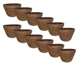 Kit 12 Vasos de Fibra de Coco Nº 10 - 1 Kit 12 Vasos de Fibra de Coco Nº 10 - 1