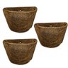 Kit 3 Vasos de Parede de Fibra de Coco Nº 10 - Coquim - 1