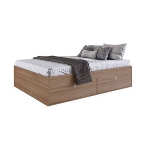 Quarto Casal com Cama Guarda Roupas e Mesas de Cabeceira 160 Tókio Art In Móveis