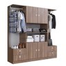 Quarto Casal com Cama Guarda Roupas e Mesas de Cabeceira 160 Tókio Art In Móveis - 4