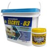 Kit Tecryl D3 Impermeabilizante 18kg Branco Com Tecril Selatrinca Selacalha de 500g - 1