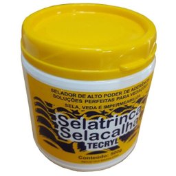 Kit Tecryl D3 Impermeabilizante 18kg Branco Com Tecril Selatrinca Selacalha de 500g - 6