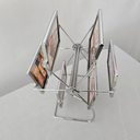 Ver imagem 6 de Porta Retrato Giratório - Roda Gigante -inox - 12 Fotos Roda Gigante