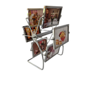 Ver imagem 1 de Porta Retrato Giratório - Roda Gigante -inox - 12 Fotos Roda Gigante