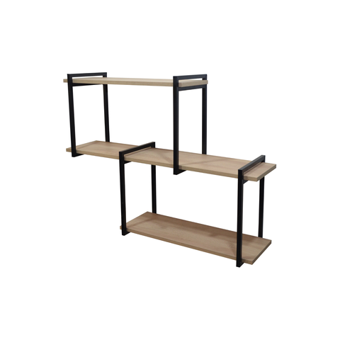 Nicho Suspenso 100x30 Vintage Duplo/amadeirado Clarinho 05