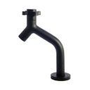 Ver imagem 1 de Torneira Mesa Bica Baixa Aço Inox 304 Preto Black Água Fria Lavabo Lavatório Linha Stone